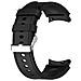 Cinturino Per Orologio Da Polso In Silicone Tinta Unita Per Samsung Galaxy Watch Black S - Foto miniatura 1