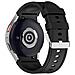 Cinturino Per Orologio Da Polso In Silicone Tinta Unita Per Samsung Galaxy Watch Black S - Foto miniatura 3