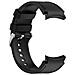 Cinturino Per Orologio Da Polso In Silicone Tinta Unita Per Samsung Galaxy Watch Black S - Foto miniatura 4