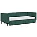 Divano Letto Estraibile Cassetti Verde Scuro 90x200cm Velluto - Foto miniatura 8