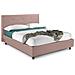 Letto Matrimoniale, Modello Saint Tropez, E Uno Tra I Modelli Piu Apprezzati Per Il Suo Rapporto Prezzo Qualita, Rete A Doghe 180x200 Cm, Compreso Box Contenitore, Rivestimento Giroletto Sfoderabile, Made In Italy - Foto miniatura 1