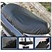 Coprisella Universale Impermeabile, Materiale Pu Similpelle, Adattabile Scooter E Moto, Nero, Con Borsa, Tg L (86x48cm) - Foto miniatura 3