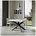 Tavolo Allungabile 90x130/234 Cm Volantis Telaio Antracite - Bianco Frassino - Foto miniatura 6