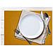 Set Tovagliette Americane Cucina Antiscivolo In Tinta Unita Lavabili In Vari Colori Set 6 Senape - Foto miniatura 2