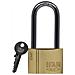 Lucchetto Con Chiave Sr50al Lunghezza Ottone Acciaio 1,38 X 4,78 X 3,5 Cm - Foto miniatura 1