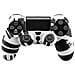 Controller Skin Nero Bianco (PS4) - Foto miniatura 1