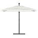 Ombrellone Giardino Con Palo In Acciaio Bianco 290x290x238 Cm - Foto miniatura 3