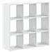 Libreria Bianca 102x32x102 Cm In Legno Multistrato - Foto miniatura 2