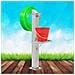 Fontana Da Giardino A Colonna Esterno Magnolia Acciaio Inox Spazzolato H 95 Cm - Foto miniatura 2