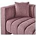 Chaise Longue Versione Sinistra Lannils Tessuto Rosa - Foto miniatura 5