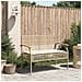 Panca da Giardino con Cuscino Beige Polyrattan e Legno Acacia - Foto miniatura 7