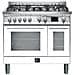Cucina Elettrica PBPD96MFTE /AEO 5 Fuochi a Gas Forno Elettrico Multifunzione Ventilato Dimensioni 90 x 60 cm Colore Bianco - Foto miniatura 1
