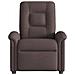 Poltrona Reclinabile Marrone Scuro In Tessuto - Foto miniatura 3