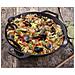 31947 Padella Per Paella In Ghisa Smaltata Induzione Da 33 Cm, Fuoco, Barbecue, Forno Nero - Foto miniatura 6