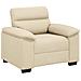 Poltrona Crema 60 cm in Tessuto - Foto miniatura 1