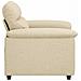 Poltrona Crema 60 cm in Tessuto - Foto miniatura 5