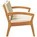Panchina da giardino con cuscini 115x70x72 cm in legno massello di acacia - Foto miniatura 6