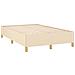 Giroletto a Molle con Materasso Crema 120x190 cm in Tessuto - Foto miniatura 4