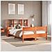 Letto Libreria senza Materasso Marrone Cera 120x190 cm in Pino - Foto miniatura 2