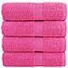 Asciugamani Premium SOLUND 4 pz Rosa 30x30 cm 600 g/m² - Foto miniatura 1