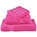 Asciugamani Premium SOLUND 4 pz Rosa 30x30 cm 600 g/m² - Foto miniatura 4