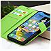Custodia A Portafoglio Per Iphone 14 Plus Con Supporto E Linguetta Magnetica, Verde - Foto miniatura 4