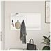 Appendiabiti a muro Bianco 90 x 10 x 50 cm Legno multistrato - Foto miniatura 2