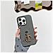 Custodia Grigia In Pelle Pu Compatibile Con Iphone 17 Pro Con Anello Rotante A 360° - Foto miniatura 5