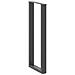 Gambe per tavolo da bar a forma di U 2 pz Antracite 40x(110-111) cm Acciaio - Foto miniatura 4