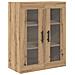 Credenza 2 pcs Rovere artigianale Legno Stratificato e Vetro - Foto miniatura 7