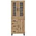 Credenza 2 pcs Rovere artigianale Legno Stratificato e Vetro - Foto miniatura 8