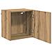 Mobiletti TV da Parete 2 pcs Rovere artigianale 40,5x30x40cm - Foto miniatura 7