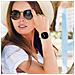 Cinturino Sottile A Tre Perle In Acciaio Inossidabile Compatibile Con Samsung Galaxy Watch 8/8 Classic Silver - Foto miniatura 4