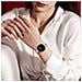 Cinturino Sottile A Tre Perle In Acciaio Inossidabile Compatibile Con Samsung Galaxy Watch 8/8 Classic Silver - Foto miniatura 5