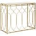 Tavolo Consolle Vkh613-oro-metallo-96,5x41x78 Cm - Foto miniatura 1