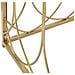 Tavolo Consolle Vkh613-oro-metallo-96,5x41x78 Cm - Foto miniatura 7