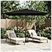 Ombrello da giardino 200 x 300 cm Poliestere Rettangolare Nero - Foto miniatura 5