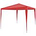 Tenda Party Rosso 300 x 300 x 255 cm PE e Acciaio - Foto miniatura 1
