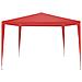 Tenda Party Rosso 300 x 300 x 255 cm PE e Acciaio - Foto miniatura 2