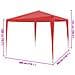 Tenda Party Rosso 300 x 300 x 255 cm PE e Acciaio - Foto miniatura 7