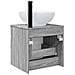 Mobile lavabo da parete Sonoma grigio 49 x 44,5 x 66,5 cm - Foto miniatura 3