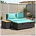 Set di divani da esterno 4 -Seater 4 pcs 55 x 30 x 39 cm - Foto miniatura 2