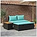 Set di divani da esterno 4 -Seater 4 pcs 55 x 30 x 39 cm - Foto miniatura 3