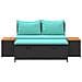 Set di divani da esterno 4 -Seater 4 pcs 55 x 30 x 39 cm - Foto miniatura 8