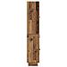 Set di armadi 2 pcs 66 x 34,5 x 90 cm Legno ingegnerizzato - Foto miniatura 5