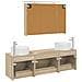 Set di mobili per il bagno 4 pcs Rovere Sonoma - Foto miniatura 8