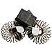 Spazzole di carbone per Protool 622176 - 6,3 x 10 x 14 mm - coppia - Foto miniatura 2