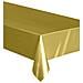 Tovaglia Rettangolare In Plastica Dorata Taglia Unica - Foto miniatura 1