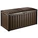 Baule Glenwood Marrone 390 Lt In Resina Cm 128x65x61 H - Foto miniatura 1
