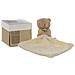 Peluche Con Fazzoletto A Orsetto In Poliestere Beige - Foto miniatura 1